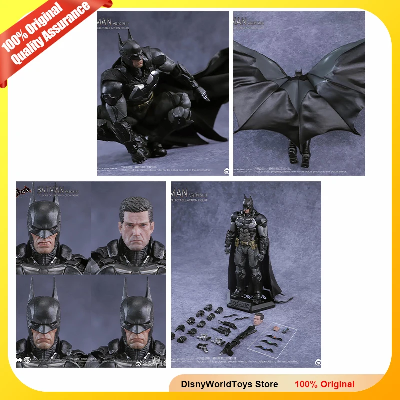 

100% Original LPZZ DC001 Studio 1/12 Batman Arkham Knight Batsuit V8 04 Batman Genuine In Stock Figure Model Toys