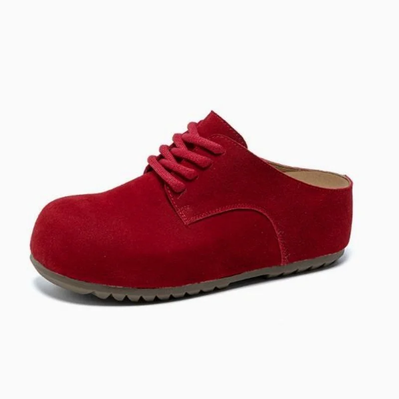 6cm classic style women's closed-toe shoes, vintage style, mules, fashionable slippers, women's half-slippers 33-40