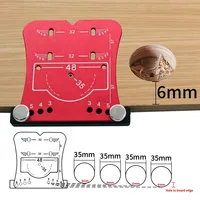 35mm Hinge Hole Opener Punch Woodworking Tool Limiting Frame and Punch Locator Quick and Precise Drilling and Mounting of Hinges