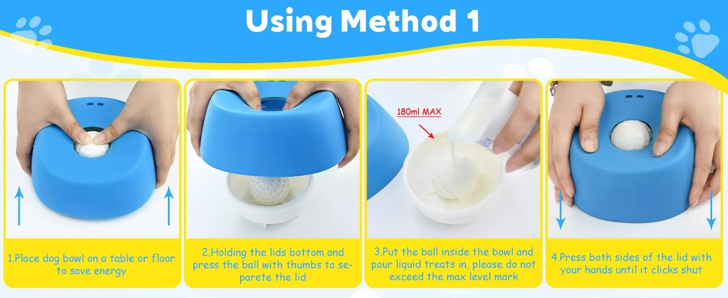 Neuer Anti-Verschlucken-Lecknapf für Hunde – Rutschfester 3/4-Cup Slow Feeder – Leckspielzeug für Flüssigkeiten, Knochenbrühe, Joghurt und Haustierspielzeug – Detail 5