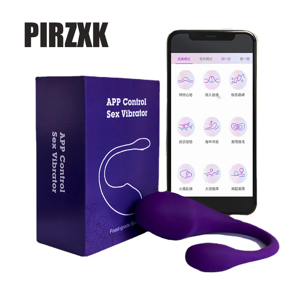 Vibratore APP Dildo indossabile per donna telecomando vibratore Bluetooth giocattolo del sesso Smartphone telecomando a lunga distanza 18