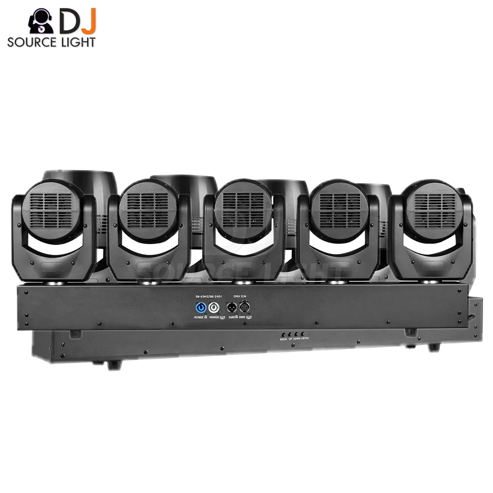 5X60W RGBW Point Control Moving Head Light Beam DJ Stage Lights DMX512 Disco Party Club Bar Show wedding Stage Lighting Effect