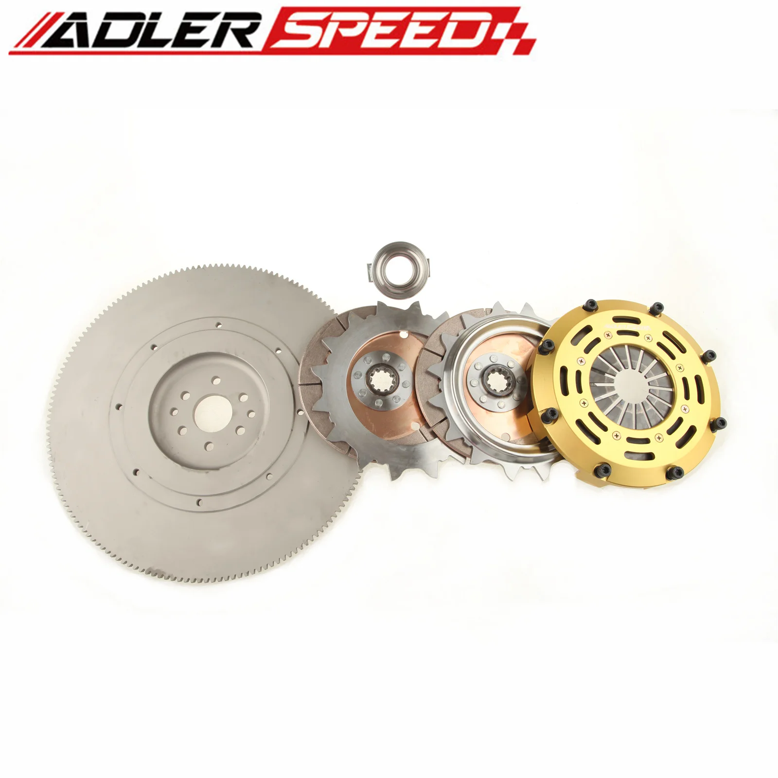 ADLERSPEED-Kit double disque d'embrayage pour Ford Mustang, 96-04, ight4.6 T, 6 boulons