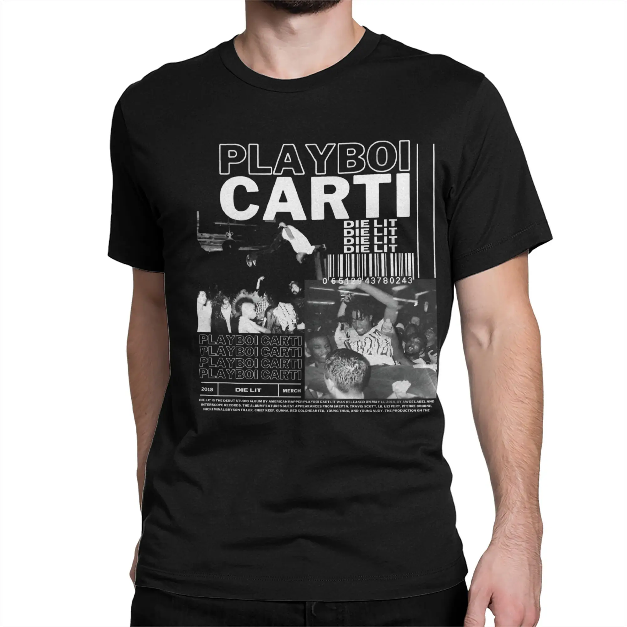 Playboi Carti YVL Logo for Men Women T Shirts Leisure Tees Short 