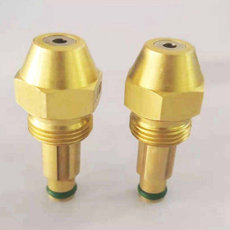 2X Waste Oil Burner Nozzle Oil Mist Nozzle Air Atomizing Nozzle Oil Burner Jet Siphon Full Cone Oil Nozzle, 1.0Mm