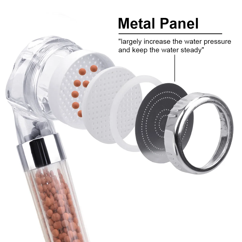 يده أنيون تصفية ارتفاع ضغط تحسين المنزل منتجات الحمام توفير الطاقة رأس دش