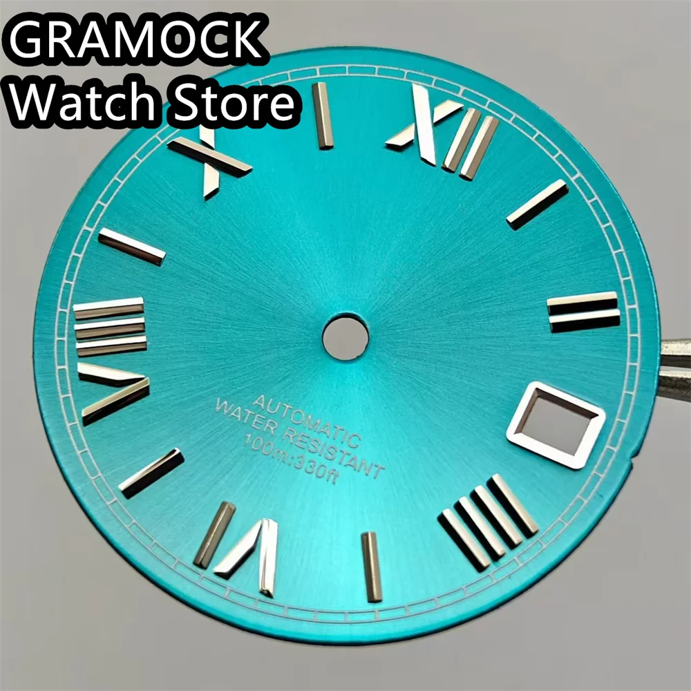 إكسسوارات ساعة جراموك للحركة ، قرص مؤشر روماني ، أدوات إصلاح ، 29 ، أسود ، أبيض ، ذهبي ، أحمر ، أزرق ، NH35 ، NH36