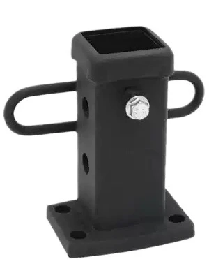 Square mouth seat (wall thickness 5.3mm) Universal square mouth seat shackle trailer arm adapter connecting converter