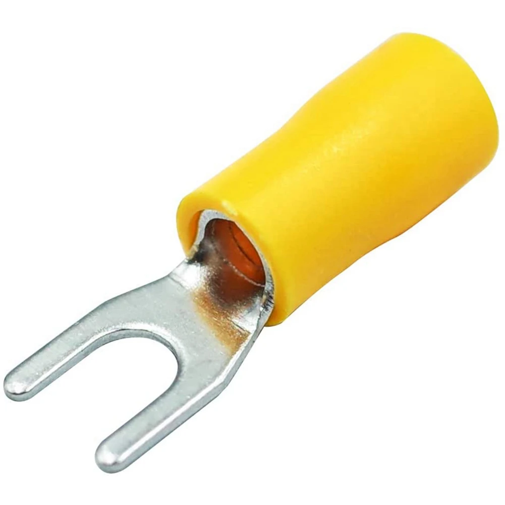 PZHI-600 Pcs 22-16 16-14 12-10 AWG Insulated Fork Spade U-Type Wire Connector Electrical Crimp Terminal