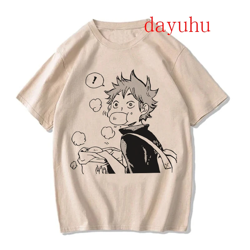 New Oya Oya Oya Tshirt Haikyuu T Shirt Kuroo Anime Shirt Fly High Tees Cool Karasuno Japanese Cartoon T-Shirt top Unisex