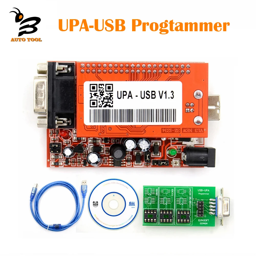 UPA USB Programmer V1.3 Main Unit  Eeprom Adapter UPA-USB ECU Programmer Diagnostic Tool UPA Chip Tuning Tools