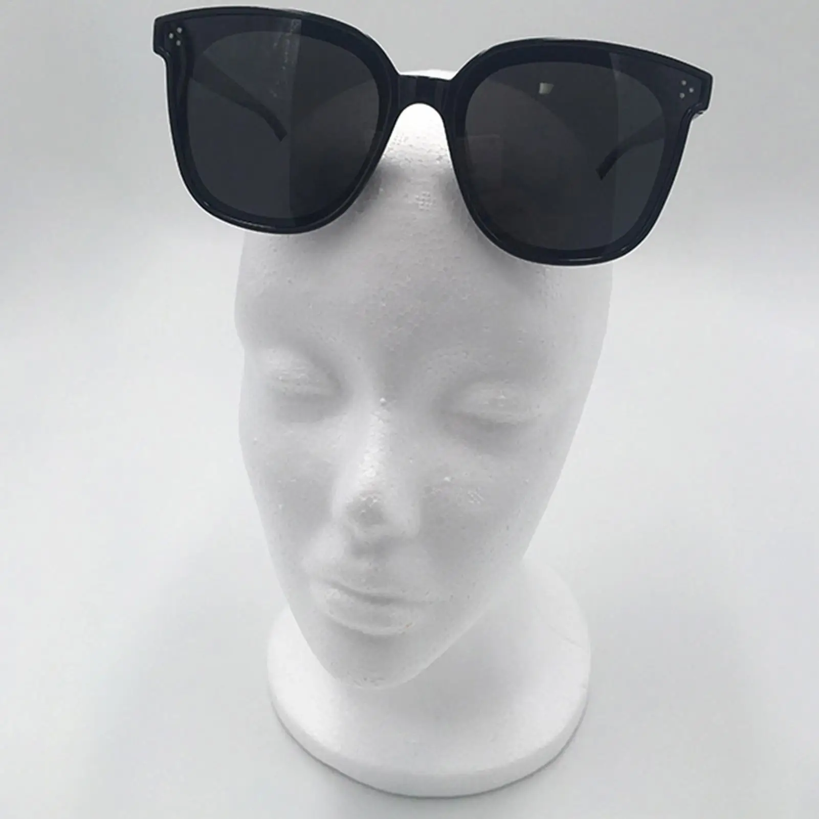 أنثى الستايروفوم عارضة أزياء القزم رئيس نموذج رغوة شعر مستعار خفيفة الوزن القزم رئيس شعر مستعار عرض موقف للأوشحة قبعات المجوهرات #4