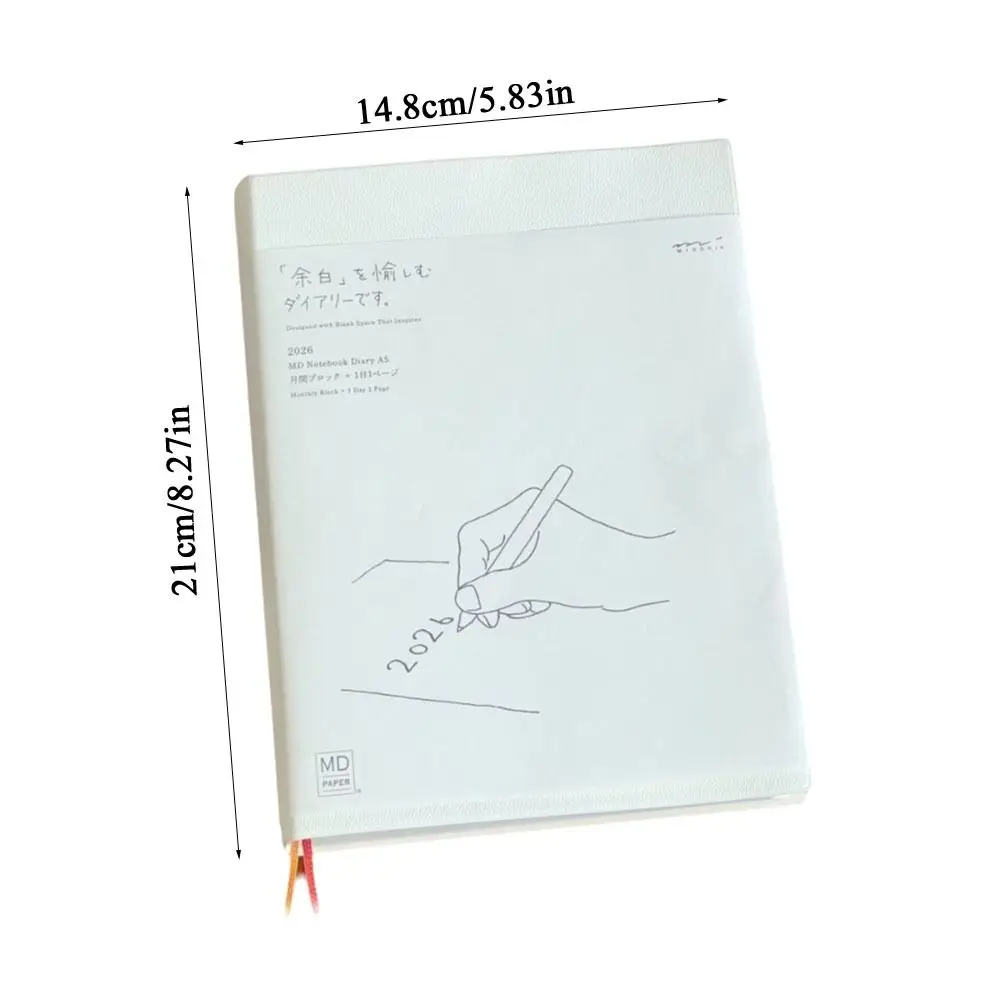 Picture 7: Portable A6 2026 Planner with Calendar To Do List Student Notebook Agenda Book Students