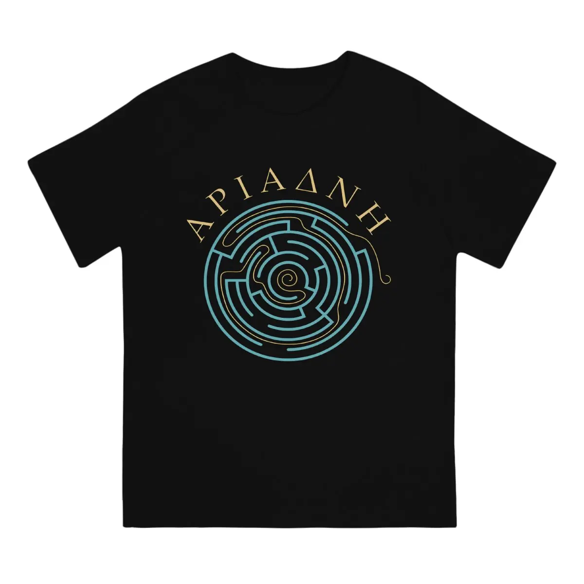 Ariadne Labyrinth Newest TShirts Greek Goddess Male Style Pure Cotton Tops T Shirt Round Neck 