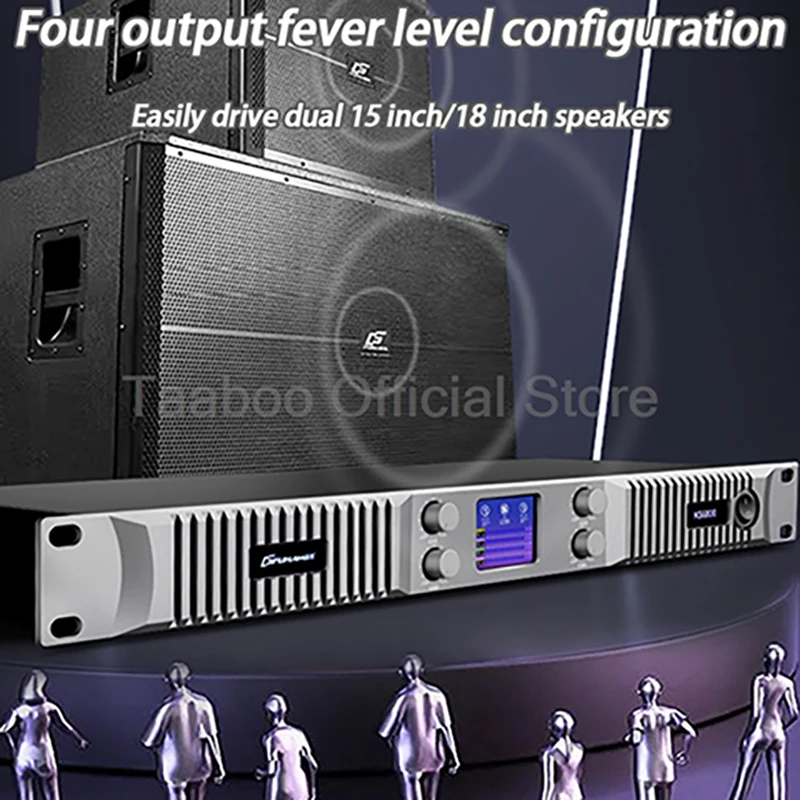 

2000 Вт усилитель мощности 2/4 канала звуковой усилитель профессиональный 110 дБ HiFi усилитель цифровой усилитель аудио динамик домашний кинотеатр KTV сцена