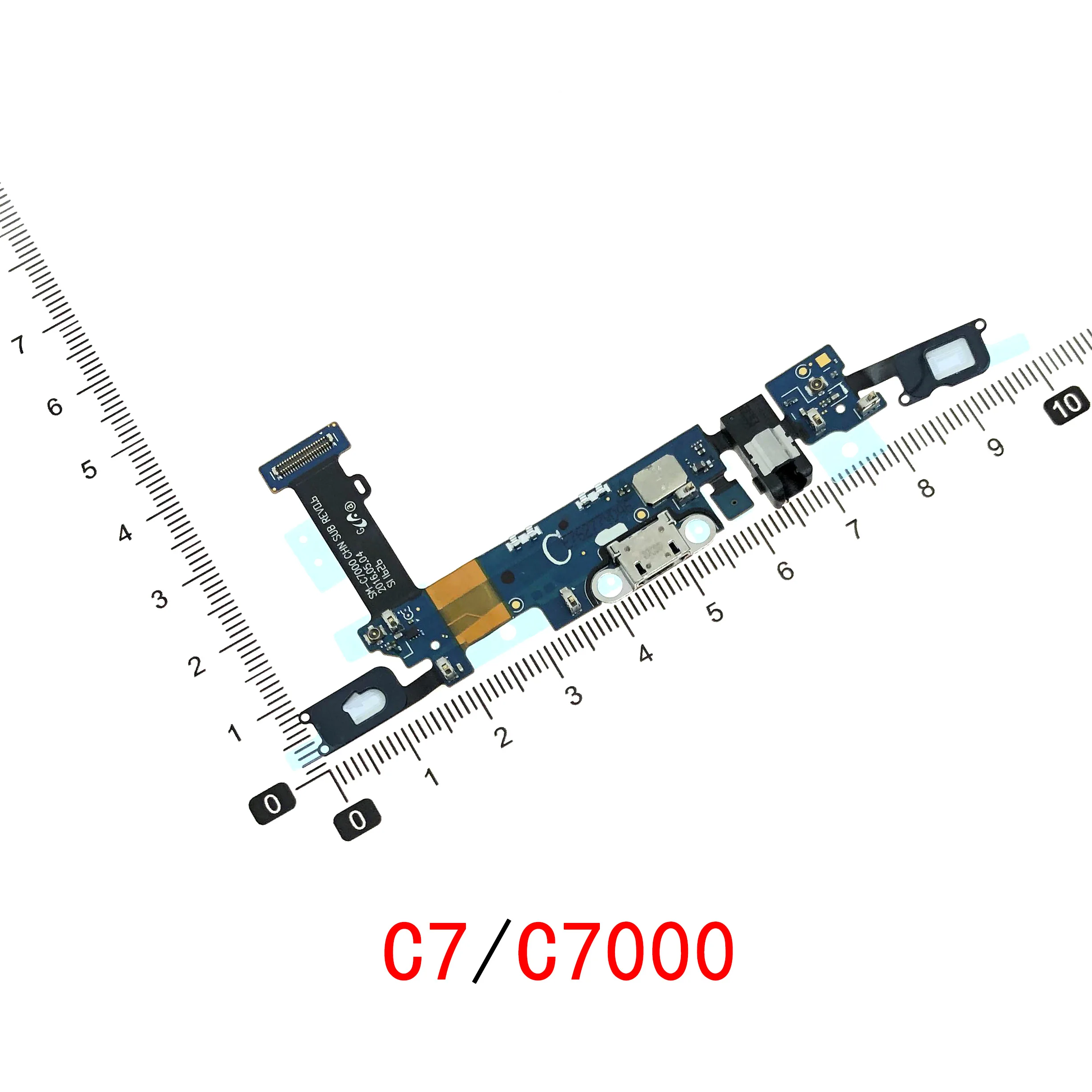 

USB Charging Dock For Samsung C5 C5000 Flex Cable C7 C7000 C7010 C5010 C9 C9000 Charger Port Board Headphone jack