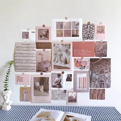 20PCS,Nordic Theme Wall Collage Kit Aesthetic Picures Room Decoration,Gift Postcards Set, Nordic Wall Art Poster For Teen Girls
