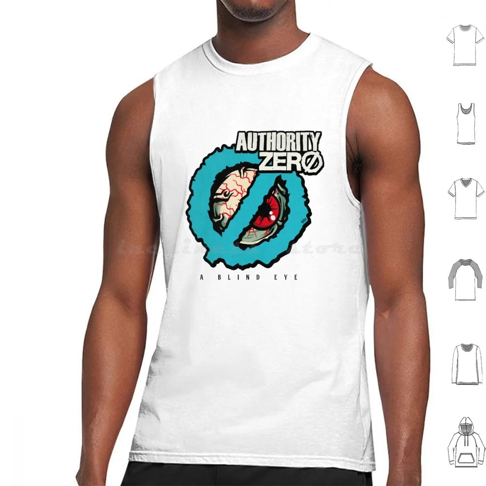 Best-Authority-Zero-Logo Tank Tops Vest Sleeveless Authority Zero Logo Music Lyric Song
