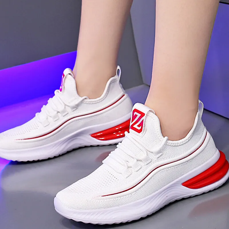 

Shoes Women's shoes Square Dance Sneakers Fitness Soft Bottom Mesh Women shoe Breathable Simple Design Slip-On
