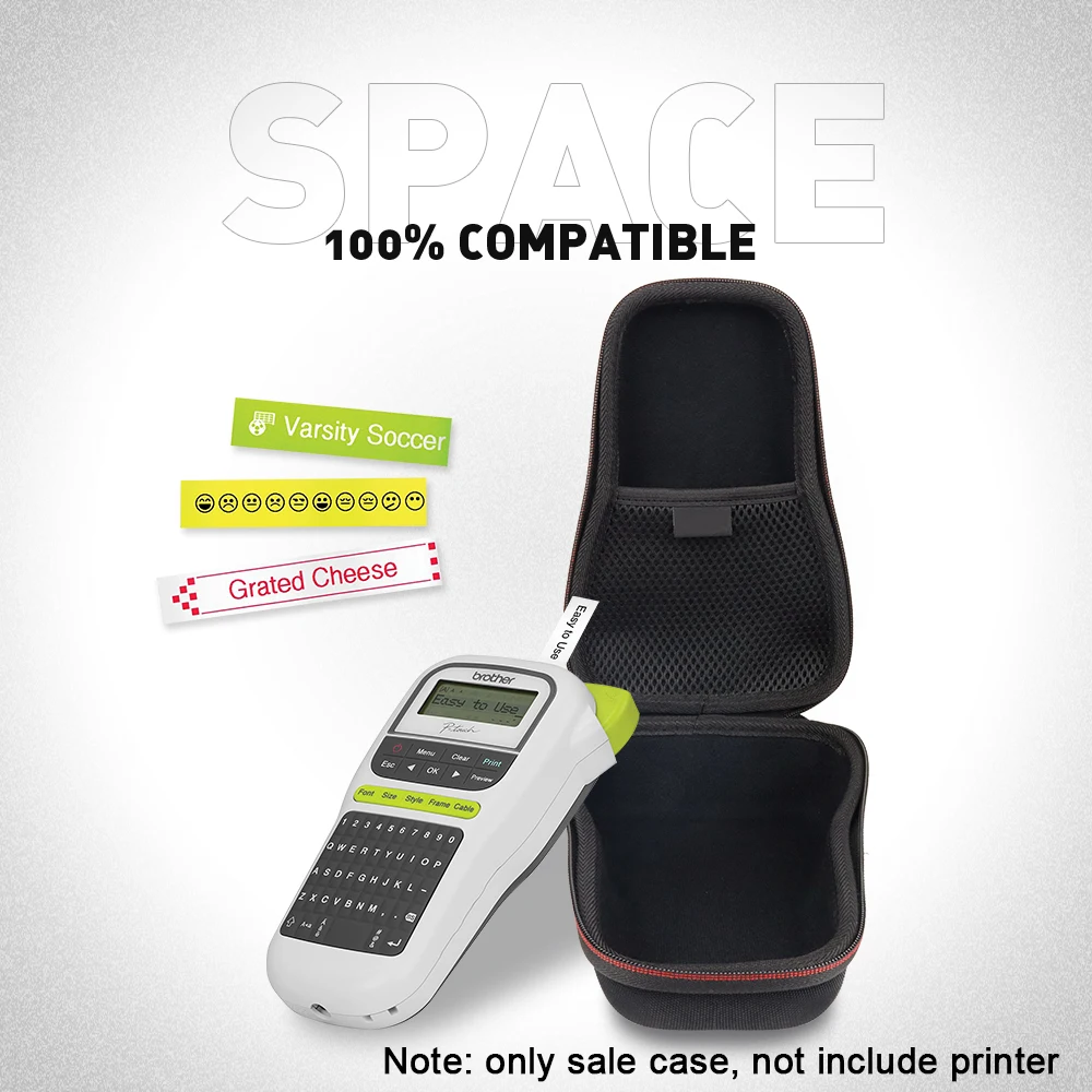 100% Fit Brother Labeller Case Brother PTouch H110 Carry Case Portable Labeling Machine Handbag for Brother Label Maker PTH110