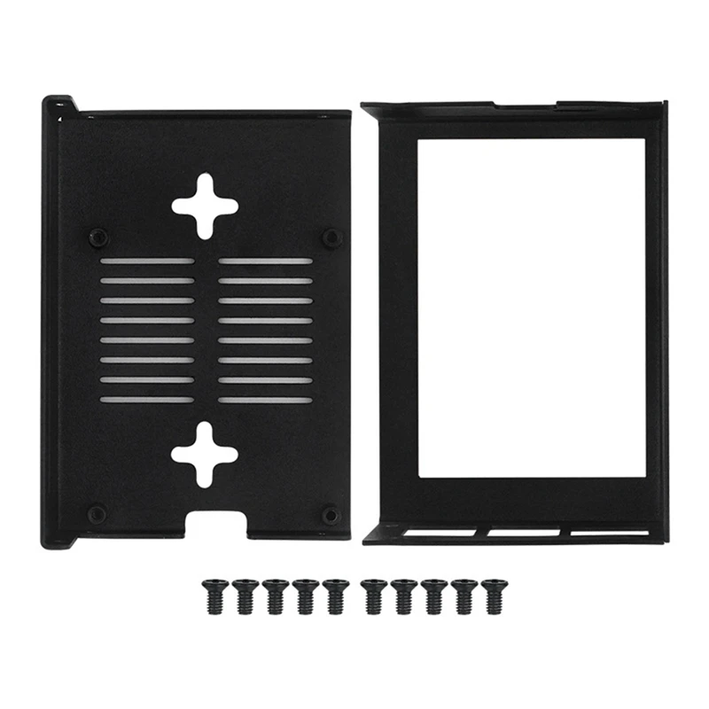 

For Raspberry Pi 5 Metal Case Shell For 3.5 Inch Display Screen Radiator Cooling Fan Installation