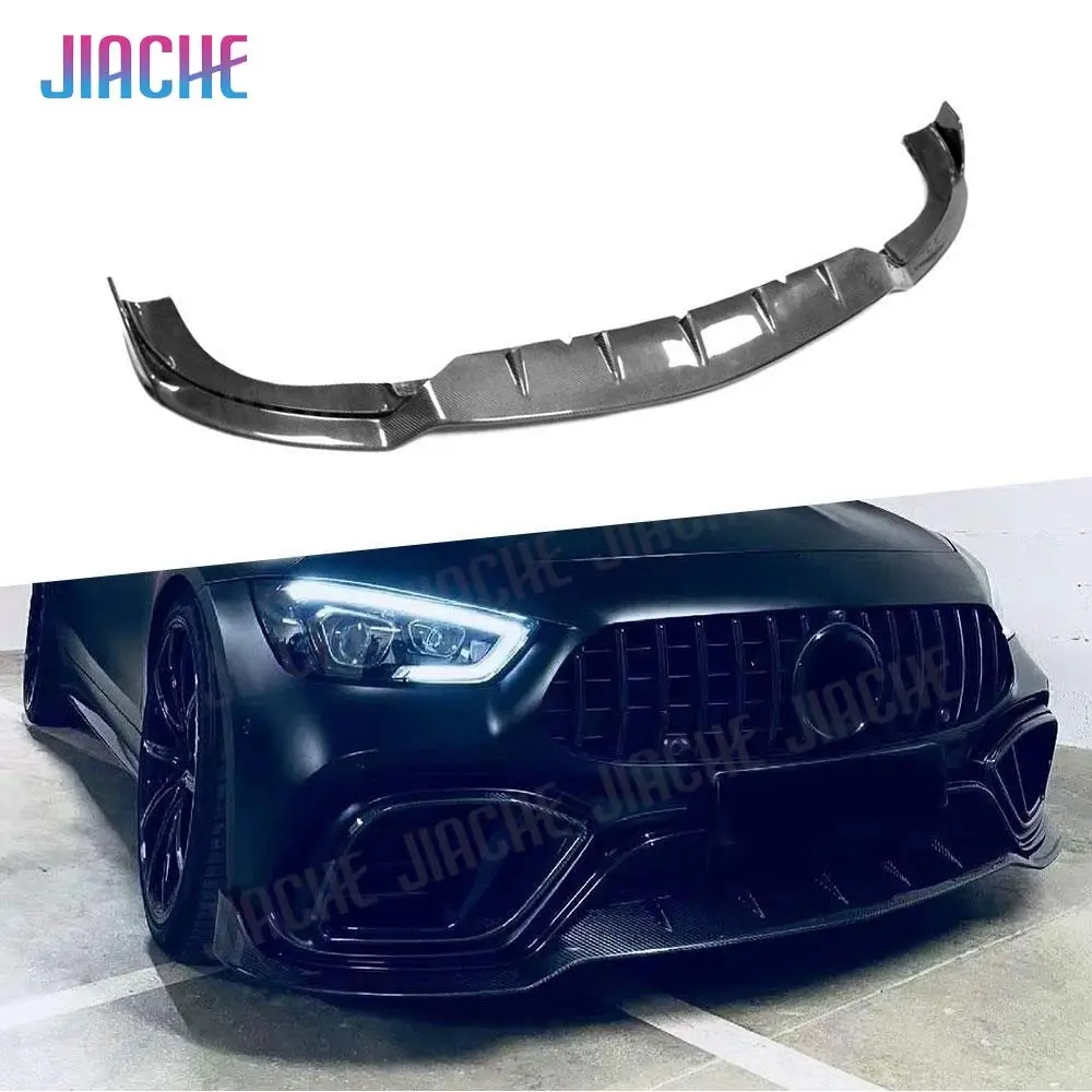 

Dry Carbon Fiber Car Front Bumper Lip Spoiler For Benz AMG GT63 GT63S 4 Door 2019-2023 Front Bumper Guard