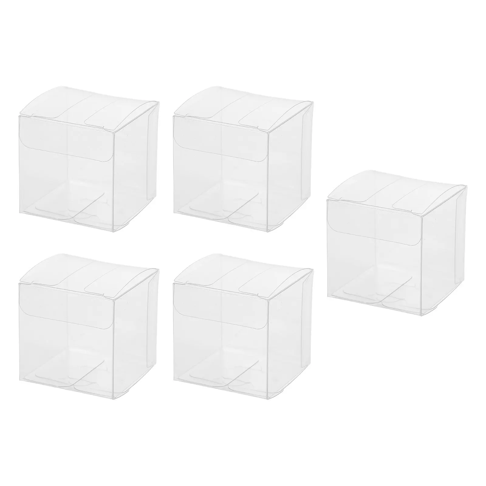 5pcs Clear Plastic Golf Ball Display Case – Portable Small Carrier Box for Golf Supplies & Tournament