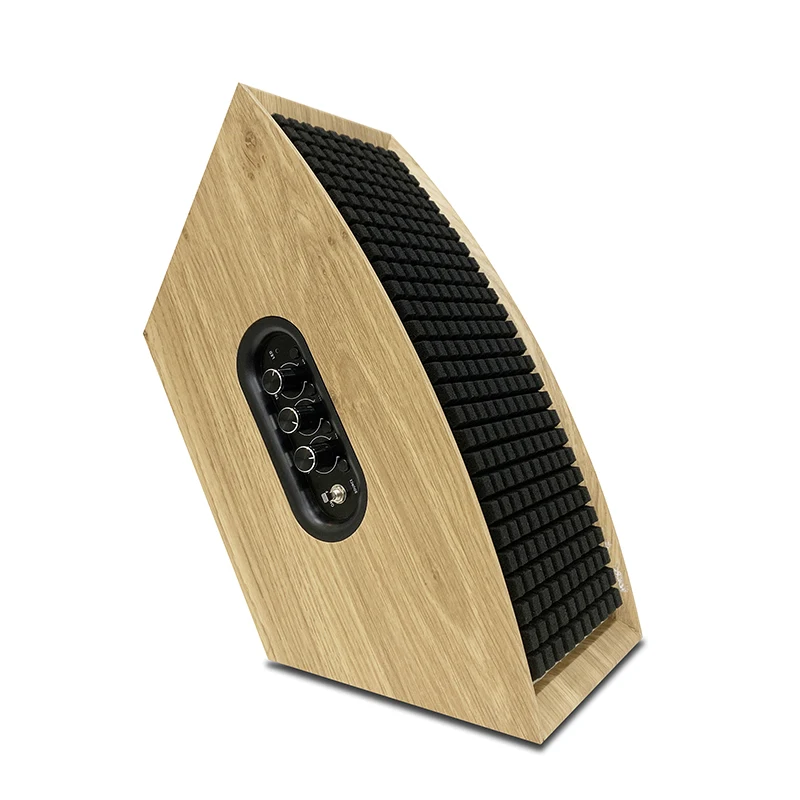 Beambox ARC I Powered 60W Retro Wooden Speaker Woofer Professional Deep Bass  Home Theater Sound System Speakers