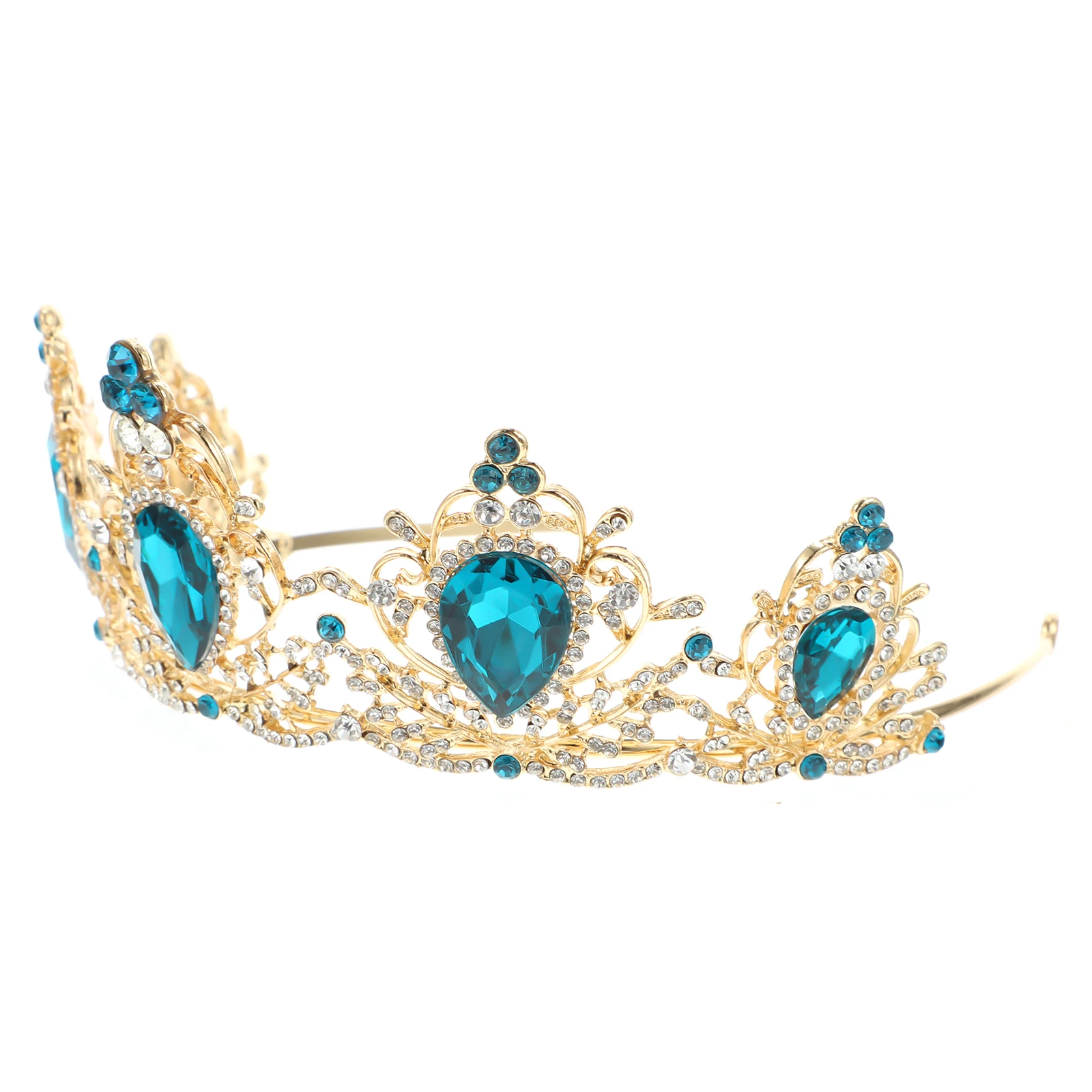 

Изысканная корона для волос для девочек, головной убор невесты, свадебная тиара, свадебная корона в стиле барокко, прочный удобный головной убор для женщин, волосы