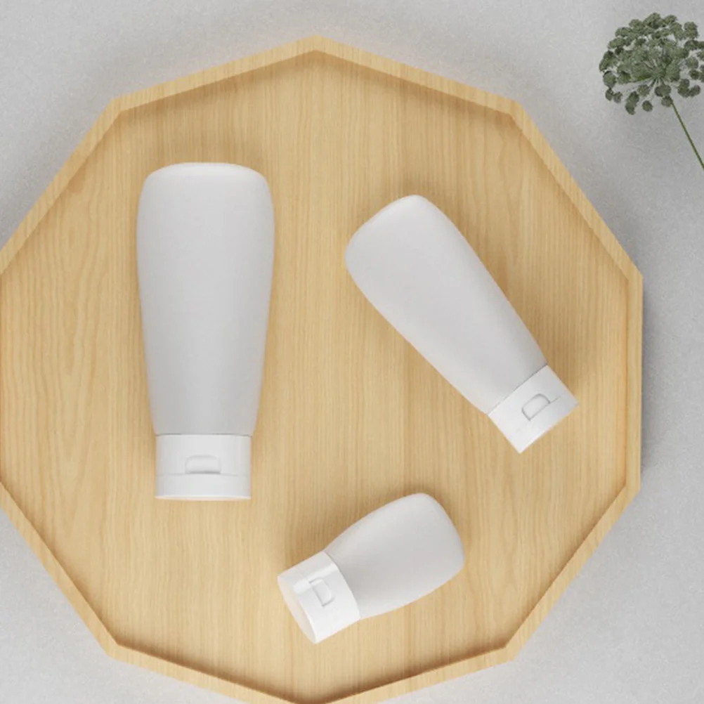 Ensemble de bouteilles de maquillage de voyage, 3 pièces, 30ml, 60ml, 100ml, vide, Portable, étanche, conteneur de stockage de liquide