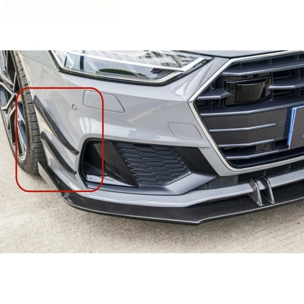 Spoiler Depan Serat Karbon Prepreg Terlaris untuk Audi A7 S7 2019-2024