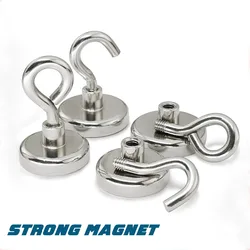 Super Strong Neodymium Fishing Magnets DIY Hooks Salvage Magnets N52 Neodymium Magnet Searcher Powerful Neodymium Magnet