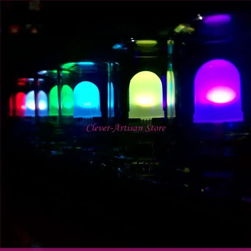 

E06B 51SCM DIY Electronic Colorful Light Clock LED Display Alarm Electronic Clock