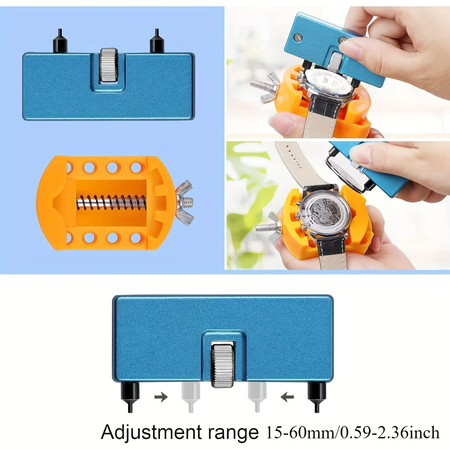 Watch Battery Replacement Kit Service Screwdriver Watch Band Replacement Tool Shell Opener Ideal Choice for Gifts