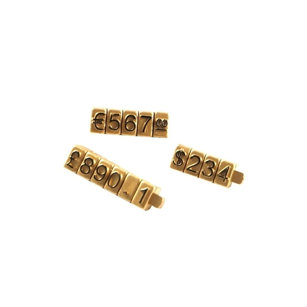 Кубики с цифрами и цифрами в сборе, палочка, комбинированные цифры, бирка, знак, часы, ювелирные изделия, стенд, цена магазина