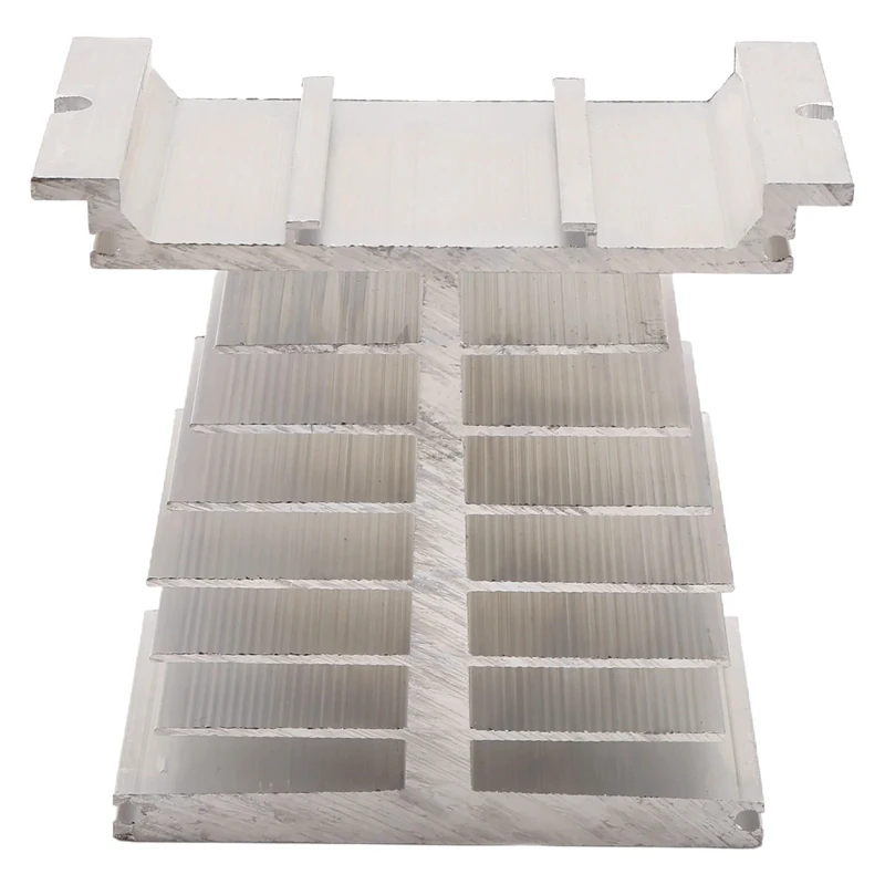 10A-120A Solid State Relay SSR Da AA DD Aluminum Fins Single Phase Aluminum Heat Sink Dissipation Radiator Rail Mount