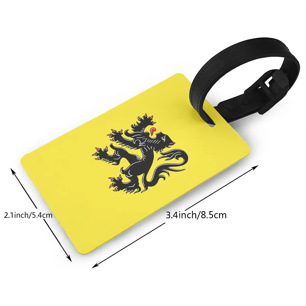 Flandern oder Flämische Flagge Geschenke Gepäck anhänger Koffer Zubehör Reisegepäck Boarding Tag tragbare Etiketten halter ID Name