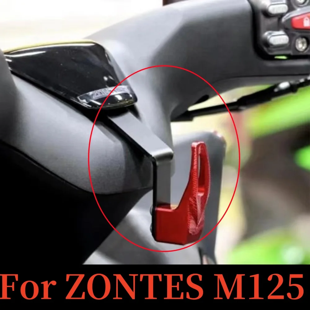

For ZONTES M125 Motorcycle Hook Universal bike handlebar bumper Hanger Motorbike Helmet Bag Glove Hook