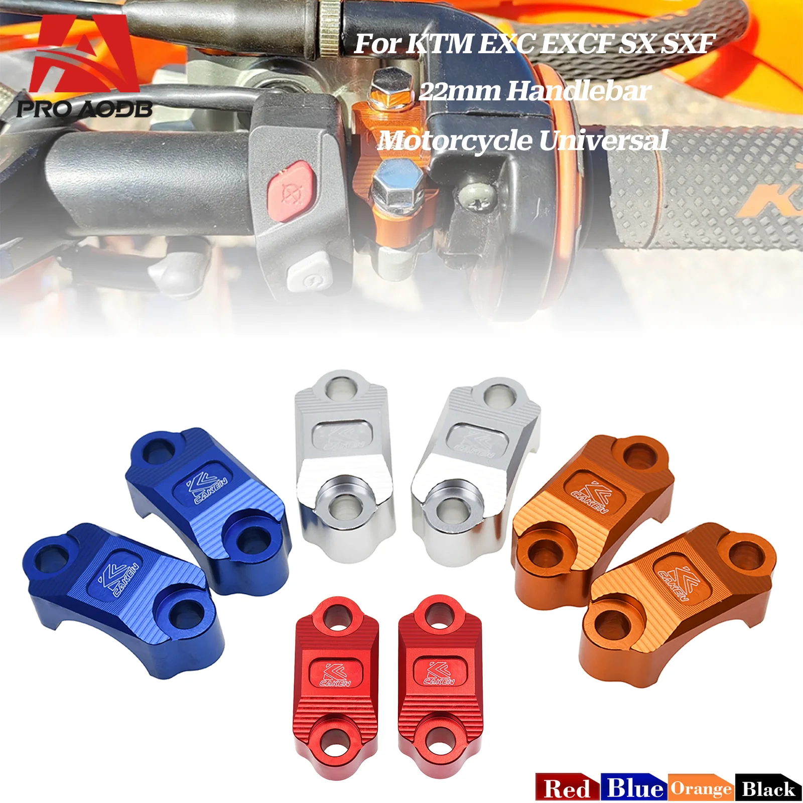 

Motorcycle 22MM CNC Brake Clutch Master Cylinder Clamp Cover For KTM 250 300 EXC EXCF SXF 350 400 450 500 530 SX 65 85 2006-2023