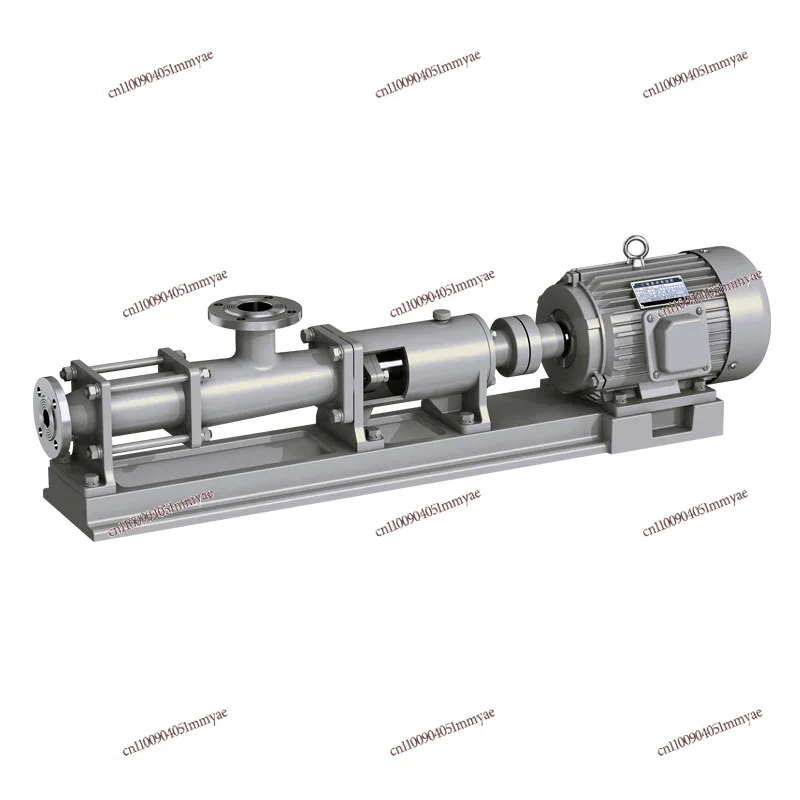 

G-type screw pump stainless steel single screw pump filter press