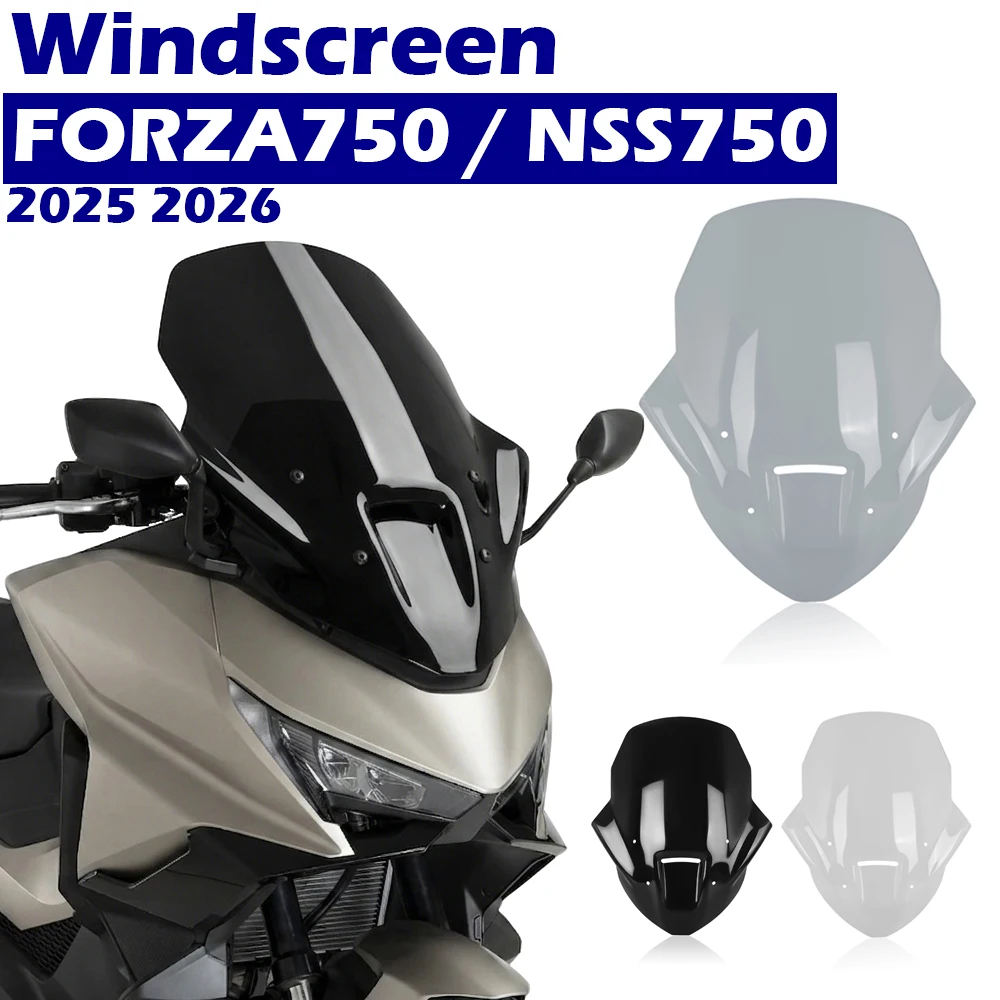 

Tall Windscreen For HONDA FORZA750 NSS750 Forza750 NSS 750 2025 2026 Motorcycle Touring WindShield Deflector Protector