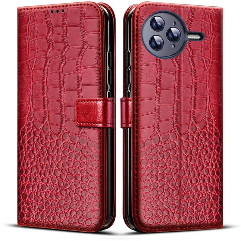 Funda de cuero con tapa magnética de lujo para Xiaomi Poco C75 C40 C65 Poco F7 F6 F5 F2 Pro F1 F3 F4 GT F7 Ultra Wallet Flip Book Cover