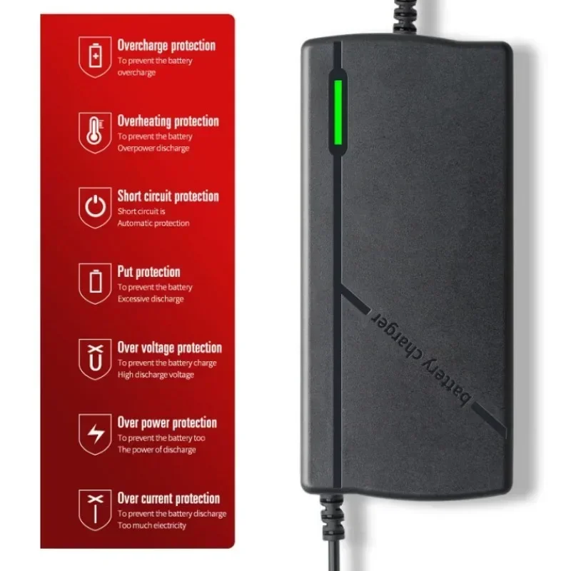 สมาร์ท 18S 65.7V5A LiFePo4 แบตเตอรี่ลิเธียมสําหรับ 65.7V 60V 57.6V รถจักรยานยนต์ E-BIKE Carbattery AC 110-220V EU US AU UK Plug