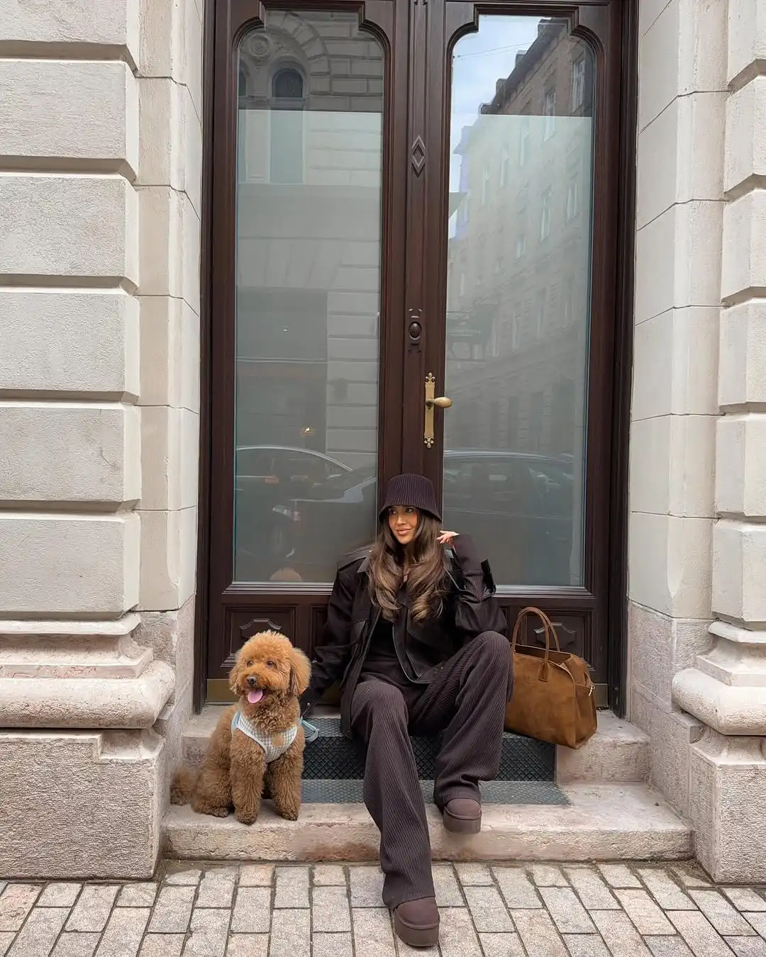 Women Solid Vintage Turn-down Collar Leather Jacket Stand Collar Long Sleeve Zipper Loose Top Lady 2025 Winter Streetwear Coat