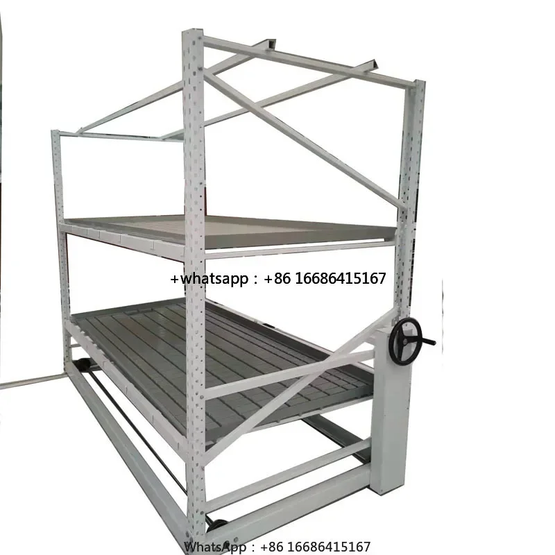 Rel Panduan Multi-pintalan Sistem Rak Penanaman Vertikal Buah Sayuran Stroberi Hidroponik Rumah Kaca Seluler