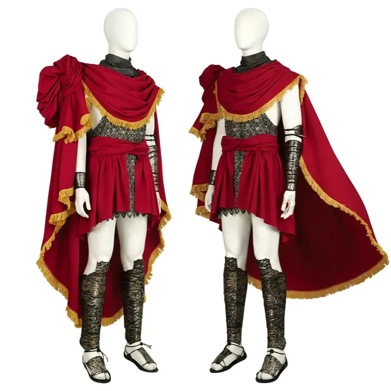 Red Messmer The Impaler Costume Uomo Erdtree Cosplay Top Mantello Accessori Set completo e articoli individuali venduti ty'4