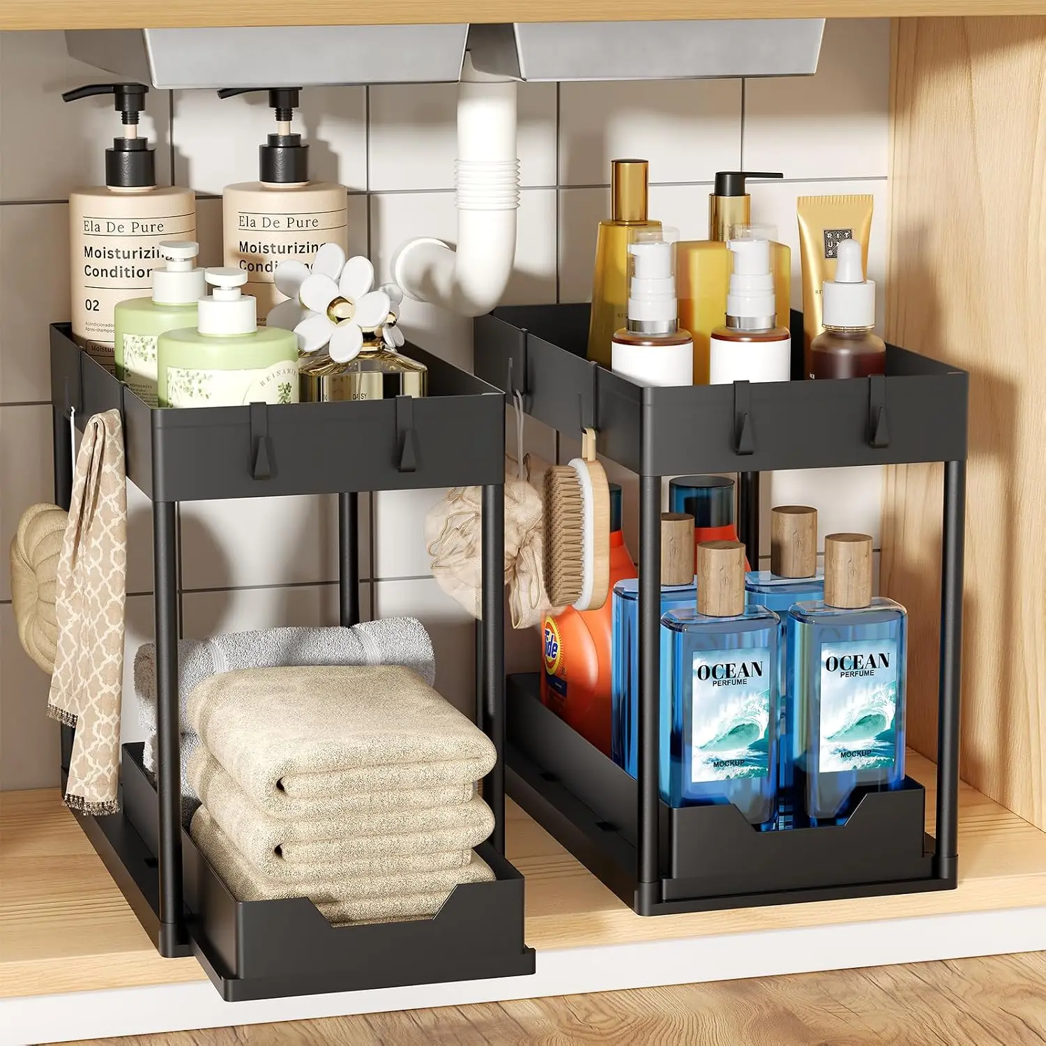 2-Tier Pull-Out Under Sink Organizer product image