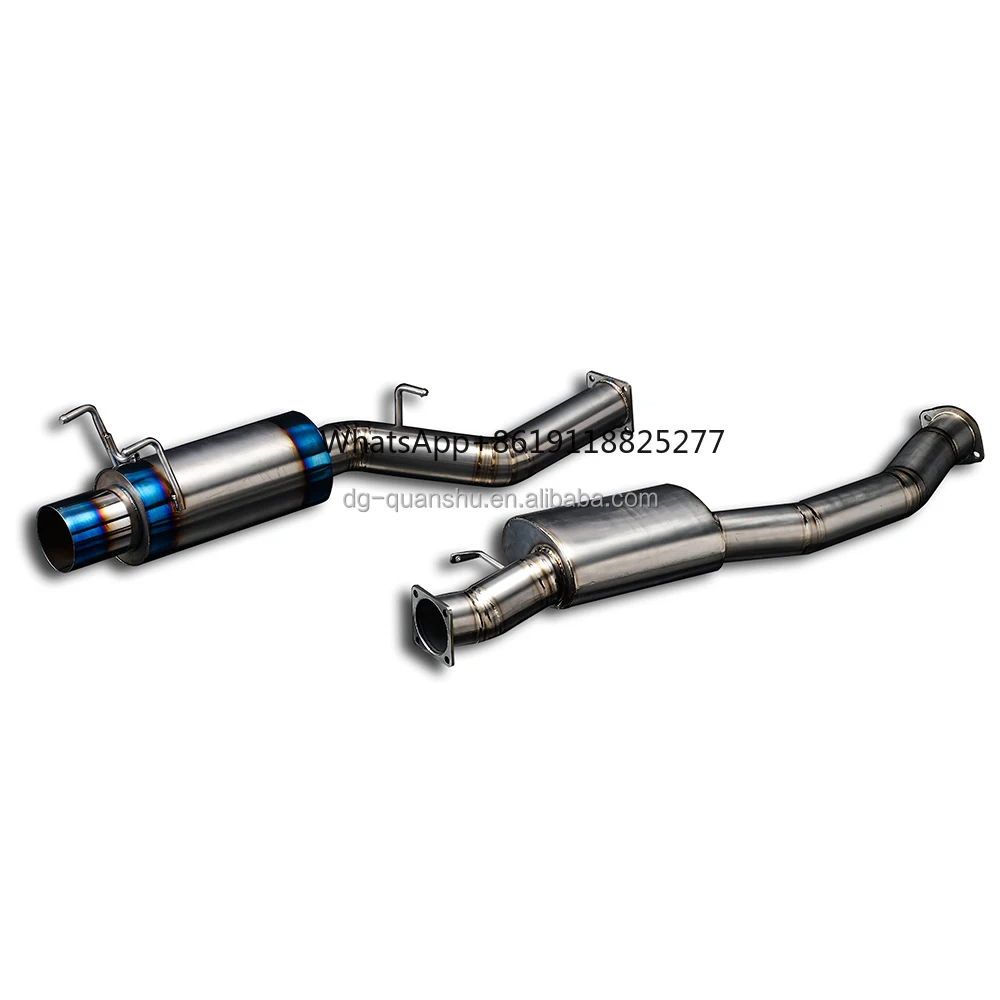 Exhaust catback for Nissan Skyline R32 Titanium exhaust catback Muffler R33 R34 R35 Air intake pipe