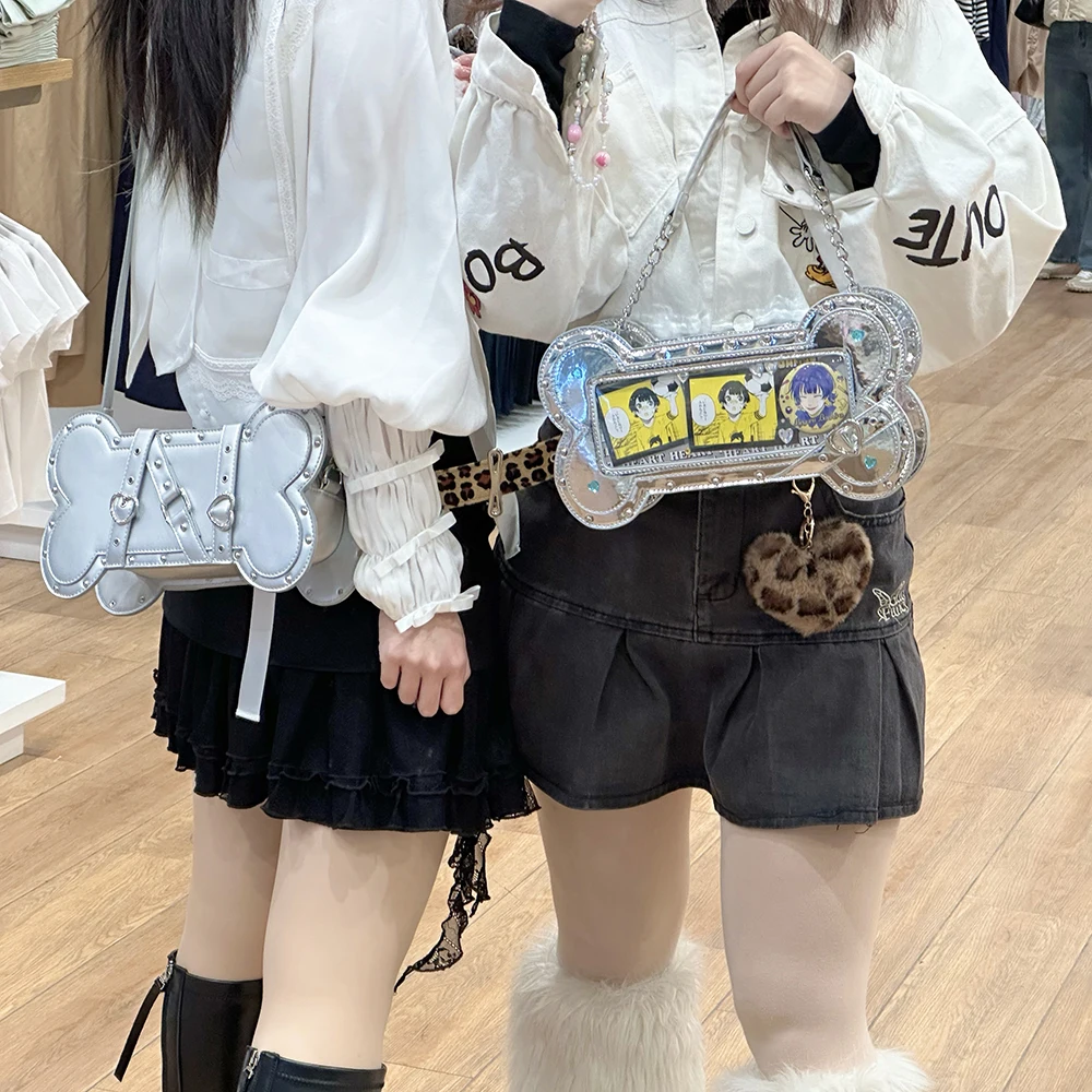 

Hot Girls Bone Ita Bag Y2k Harajuku Sac Femme Shoulder Crossbady Bolsos De Mujer Creative Hand Bags Cute Versatile Bolso