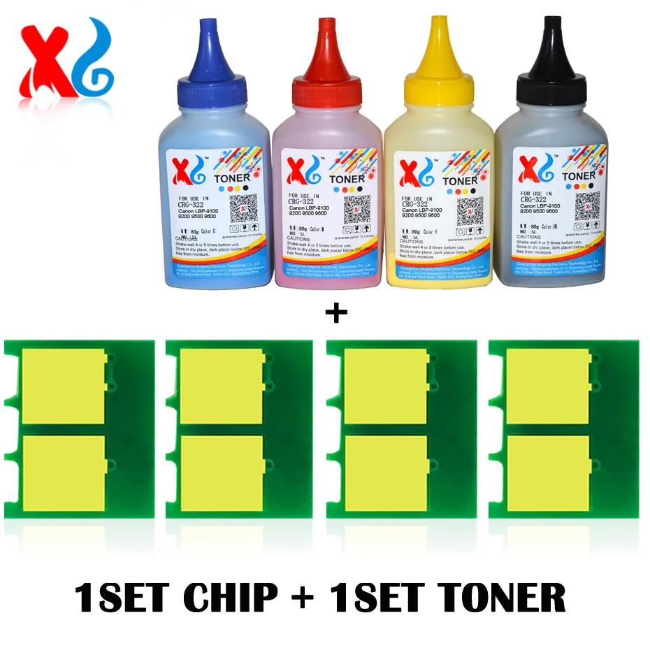 

1Set 80g CRG322 Toner Powder For Canon LBP-9100 9200 9500 9600 Color Toner